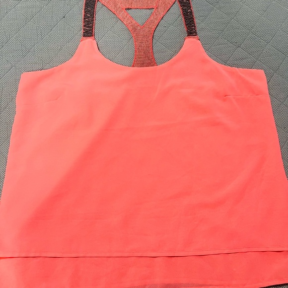 Charlotte Russe Coral Pink Sleeveless Top embellishments with beads. - Picture 2 of 7